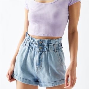 PacSun | Abbie Paperbag High Waist Mom Shorts | Size US 25